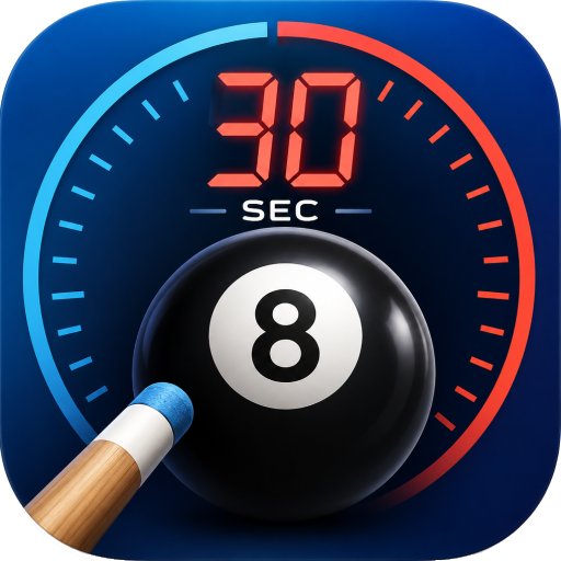 Pool Shot Clock app icon